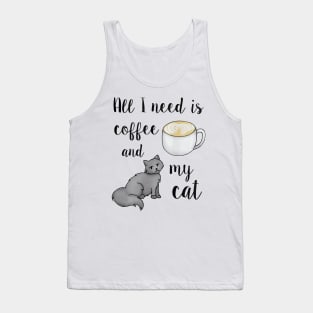 Coffee and My Cat Tank Top